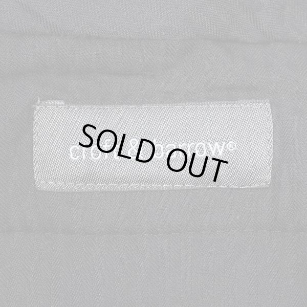 画像3: 00's croft&barrow 2タック 太畝コーデュロイトラウザー "BLACK / W32 L32" (3)