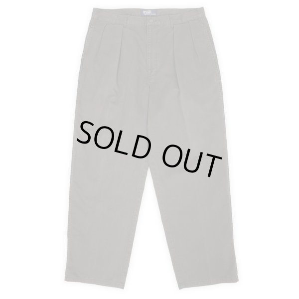 画像1: Early 90's Polo Ralph Lauren 2タック チノトラウザー "CHACOAL GRAY / W36 L32" (1)