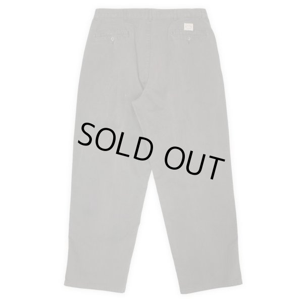 画像2: Early 90's Polo Ralph Lauren 2タック チノトラウザー "CHACOAL GRAY / W36 L32" (2)