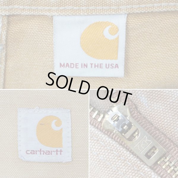 画像3: 00's Carhartt ダブルニーダックペインターパンツ “BROWN / MADE IN USA” (3)