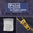 画像4: Early 90's Polo Ralph Lauren 2タック チノトラウザー "NAVY / W38 L30 / MADE IN USA" (4)