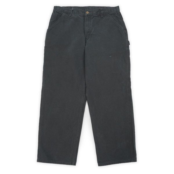 画像1: 00's Carhartt ダックペインターパンツ "B11 BLK / W36 L30" (1)