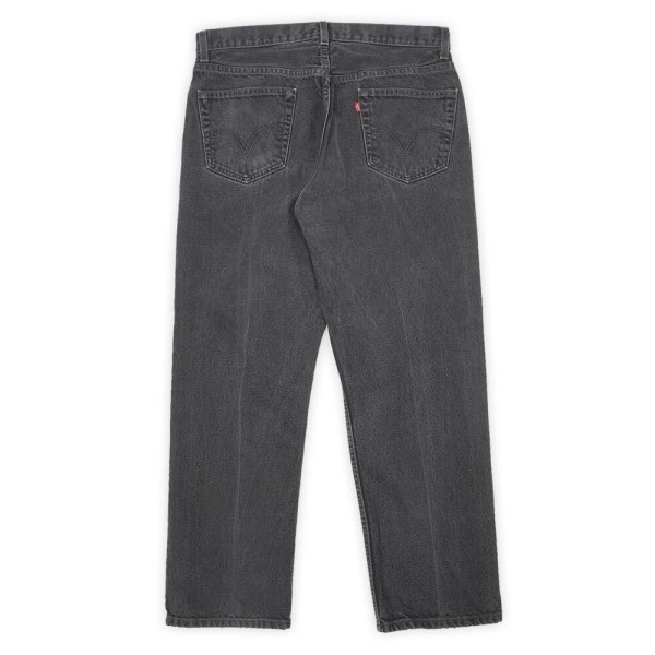 画像2: 00's Levi's 505 ブラックデニムパンツ "W36 L30" (2)