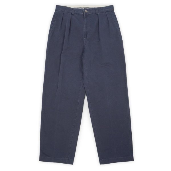 画像1: 90's Polo Ralph Lauren 2タック チノトラウザー "ANDREW PANT / NAVY / W31 L30" (1)