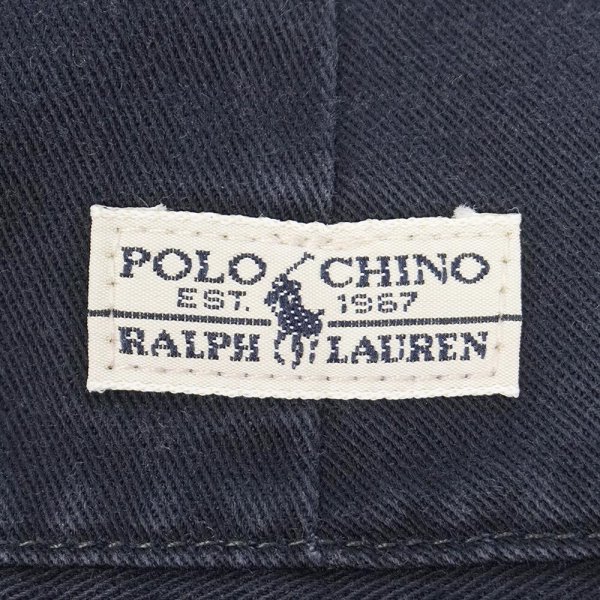 画像3: 90's Polo Ralph Lauren 2タック チノトラウザー "ANDREW PANT / NAVY / W31 L30" (3)
