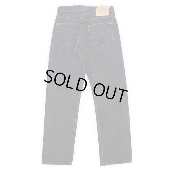画像2: 90-00's Levi's 501 ブラックデニムパンツ (2)