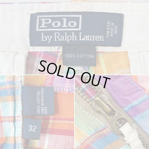 画像3: 90's Polo Ralph Lauren パッチワーク カーゴショーツ (3)