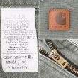 画像3: 00's Carhartt ダックペインターショーツ "B25 MOS / W36" (3)