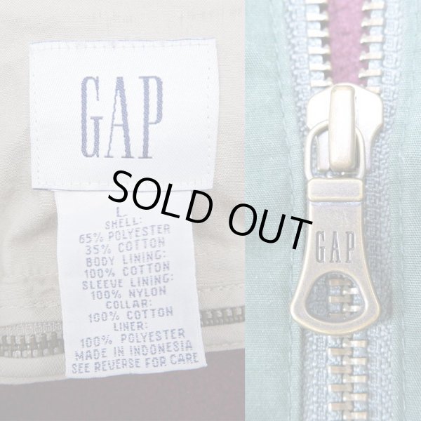 画像3: 90's OLD GAP フリーライナー付き コットンジャケット (3)