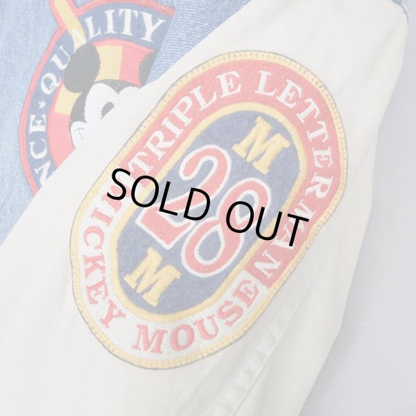 画像4: 90's Disney デニムスタジャン “Mickey Mouse / MADE IN USA” (4)