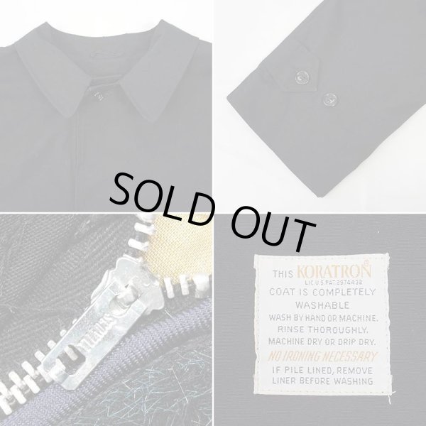 画像3: 60's unknown ステンカラーコート “BLACK” (3)