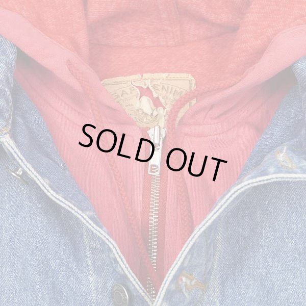 画像3: 90's OLD GAP フェイクレイヤード デニムジャケット (3)