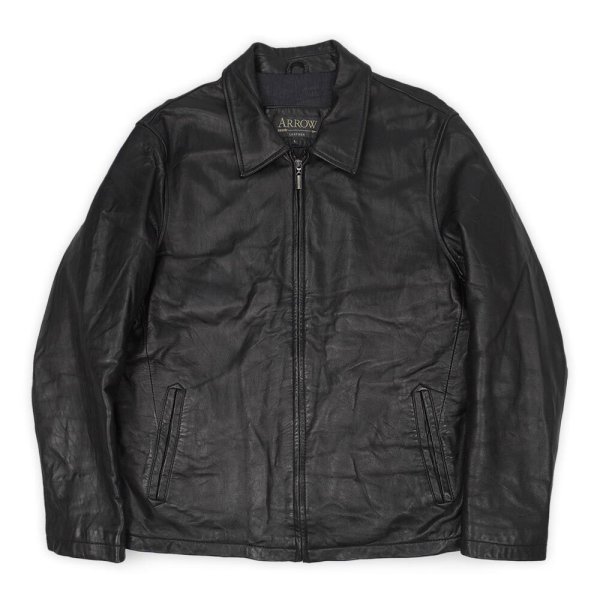 画像1: 00's ARROW レザージャケット "BLACK" (1)