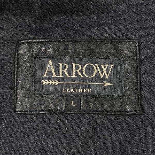 画像2: 00's ARROW レザージャケット "BLACK" (2)