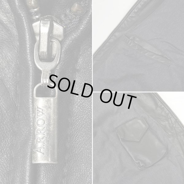 画像3: 00's ARROW レザージャケット "BLACK" (3)