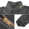 画像3: 90's JOHN OWNBEY M-65 フィールドジャケット "MADE IN USA / BLACK" (3)
