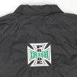 画像4: 00's Port Authority ナイロンコーチジャケット "BLACK" (4)