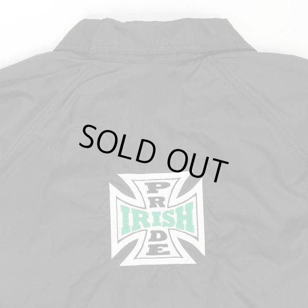 画像4: 00's Port Authority ナイロンコーチジャケット "BLACK" (4)