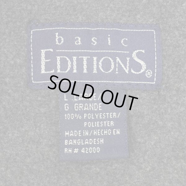 画像2: 90's BASIC EDITIONS Vネック フリースカットソー (2)