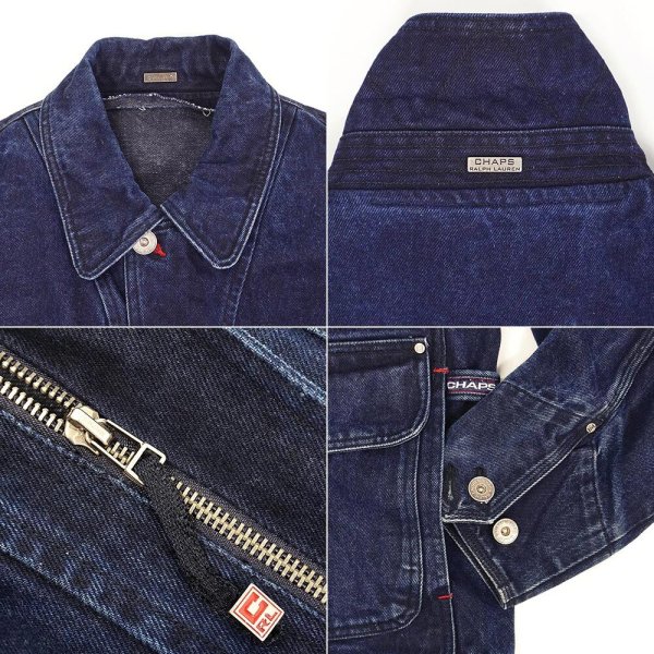 画像3: 90's CHAPS Ralph Lauren カラーデニムフィールドコート (3)