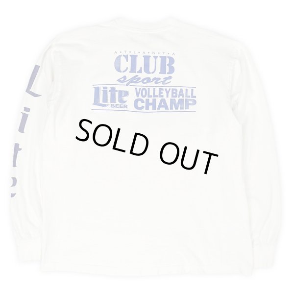 画像2: 90's Miller Lite BEER L/S ロゴプリントTシャツ "MADE IN USA" (2)