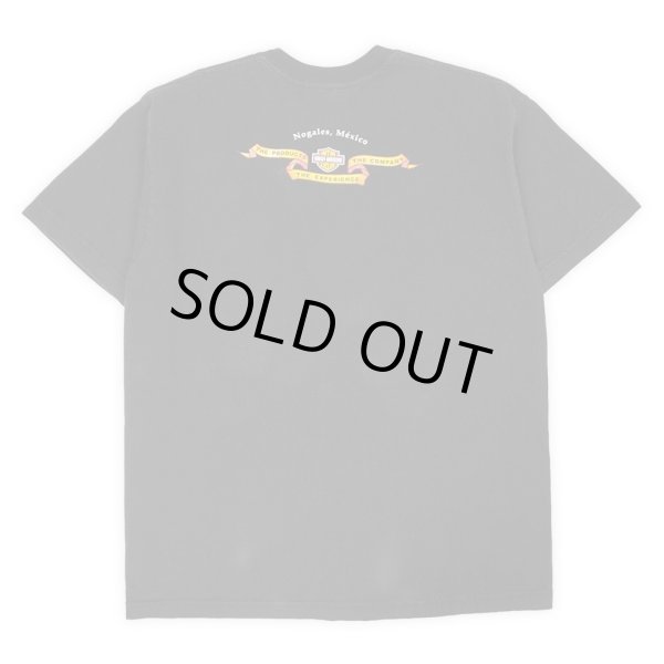 画像2: 90-00's HARLEY-DAVIDSON 両面プリントTシャツ “TIGER × FLAME” (2)