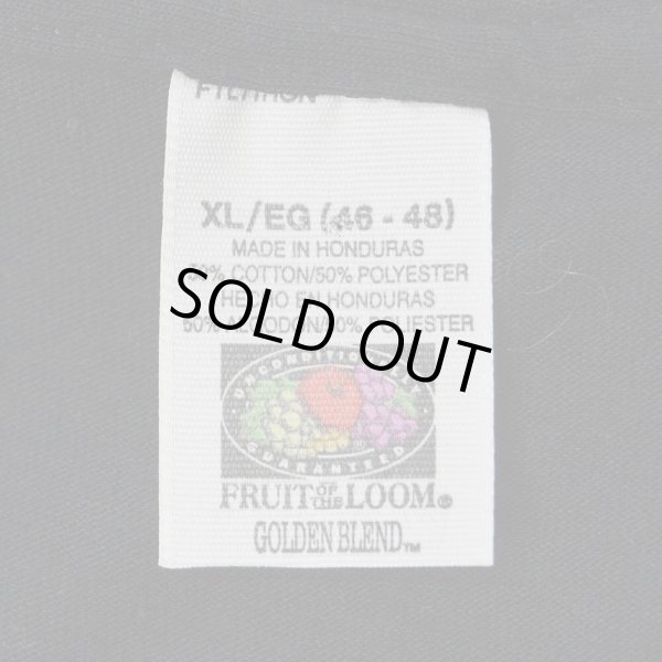 画像2: 90-00's Fruit of the loom ポケットTシャツ "BLACK / 1wash" (2)