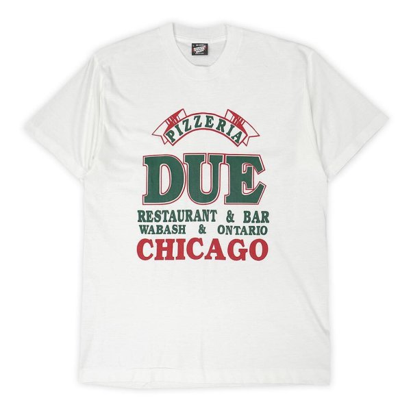 画像1: 90's Pizzeria Due プリントTシャツ "MADE IN USA" (1)