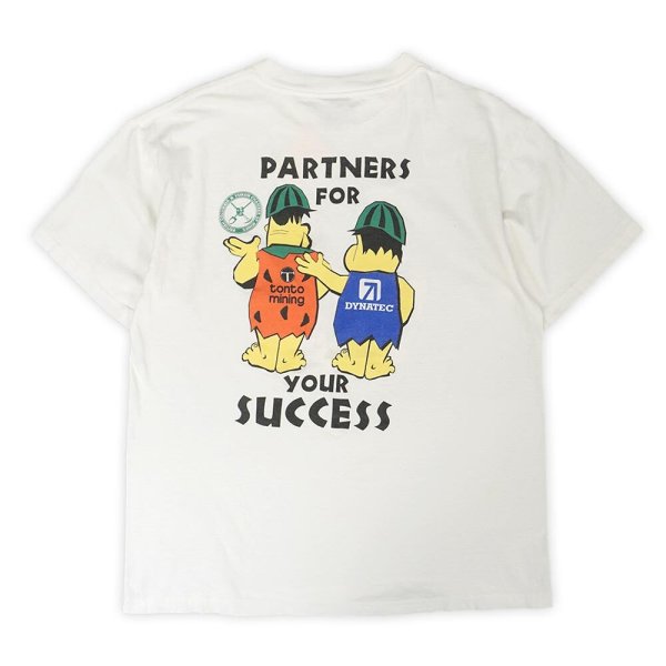 画像2: 90's The Flintstones 両面プリントTシャツ "MADE IN USA / ONEITA Body" (2)