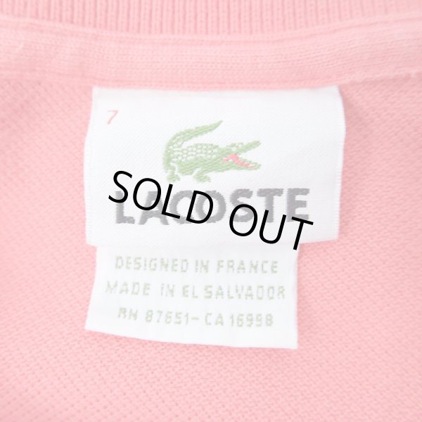 画像2: 00's LACOSTE ポロシャツ "DESIGNED IN FRANCE" (2)