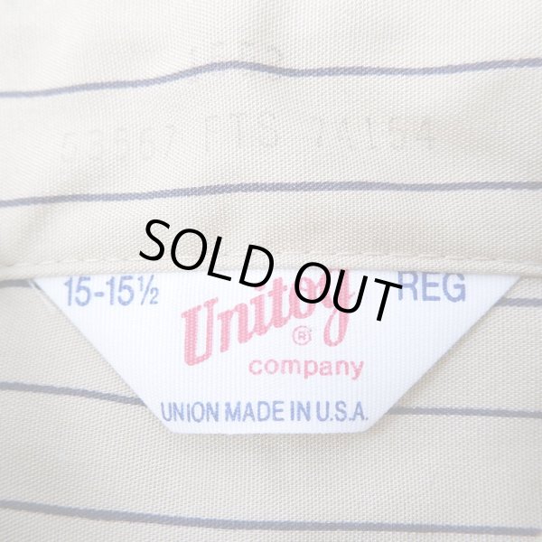 画像3: 70's Unitog ストライプ柄 ワークシャツ “DEADSTOCK” (3)