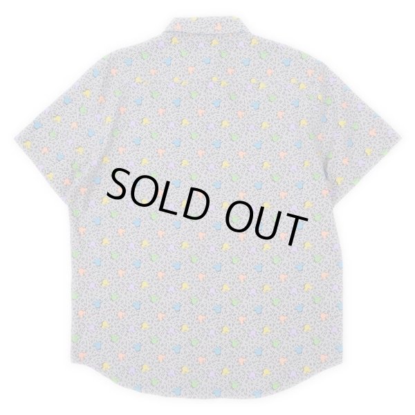 画像2: 90-00's Disney 総柄 S/S ボタンダウンシャツ (2)