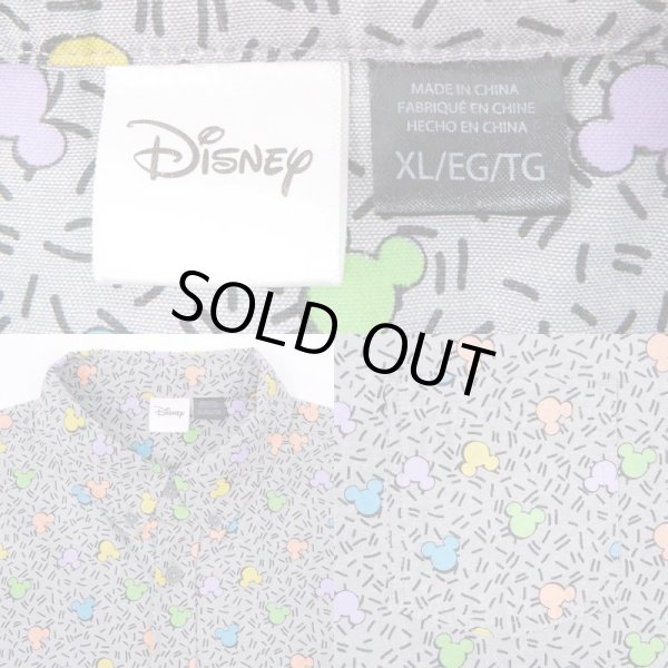 画像3: 90-00's Disney 総柄 S/S ボタンダウンシャツ (3)