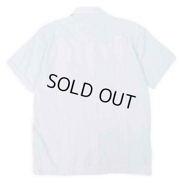 画像2: 80's ROMANI ストライプ柄 キューバシャツ (2)