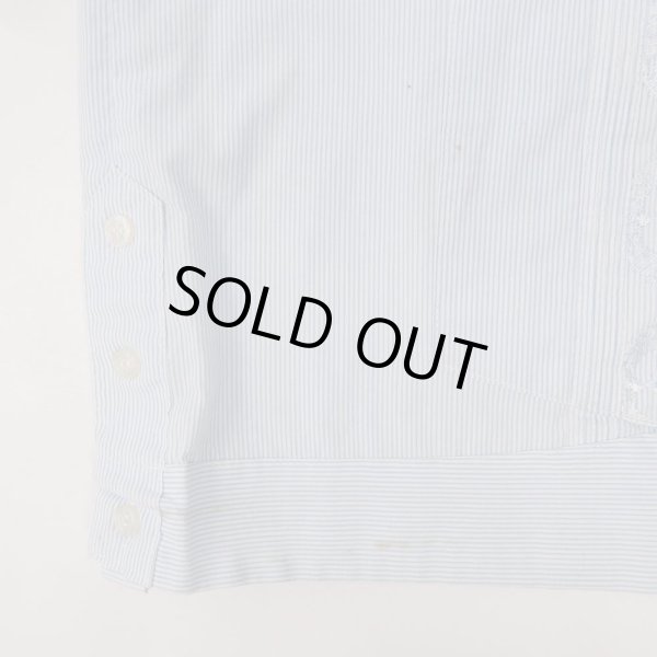 画像4: 80's ROMANI ストライプ柄 キューバシャツ (4)