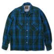 画像1: 70's Sears オープンカラー ウールシャツ (1)