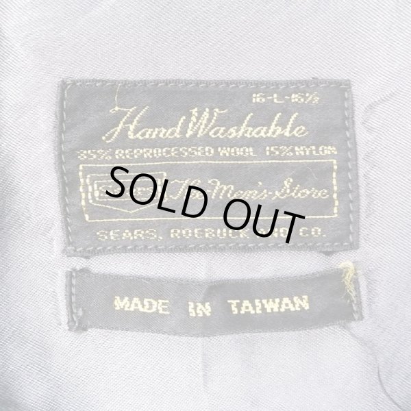 画像3: 70's Sears オープンカラー ウールシャツ (3)