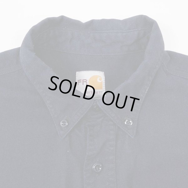 画像2: 00's Carhartt FR ボタンダウンシャツ (2)