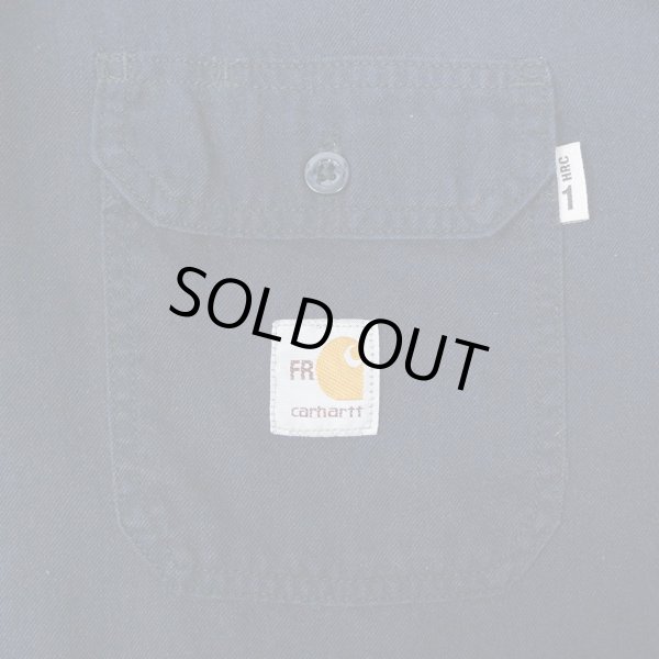 画像3: 00's Carhartt FR ボタンダウンシャツ (3)