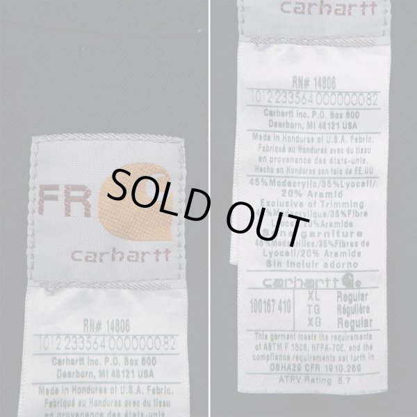画像4: 00's Carhartt FR ボタンダウンシャツ (4)