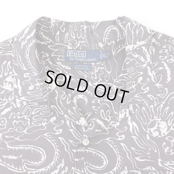 画像3: 90's Polo Ralph Lauren S/S オープンカラーシャツ "CLAYTON" (3)