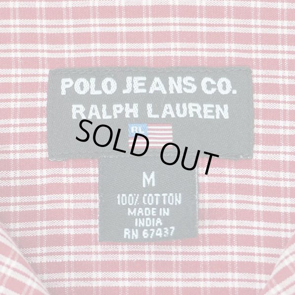 画像2: 90's POLO JEANS S/S オープンカラーシャツ (2)