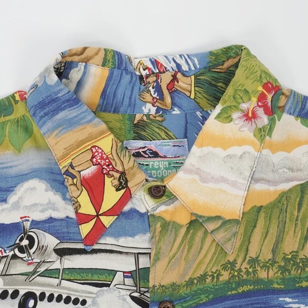 画像3: 80-90s Reyn Spooner レーヨンハワイアンシャツ (3)