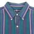 画像3: Early 90's Polo Ralph Lauren マルチストライプ柄 ボタンダウンシャツ (3)