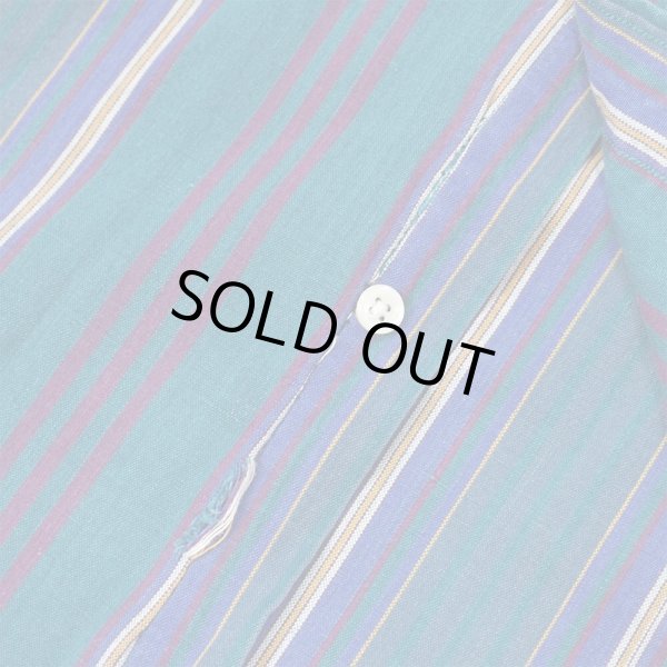 画像5: Early 90's Polo Ralph Lauren マルチストライプ柄 ボタンダウンシャツ (5)