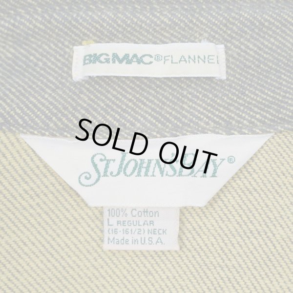 画像2: 90's ST JOHN'S BAY ヘビーネルシャツ "BIG MAC FLANNEL / MADE IN USA" (2)