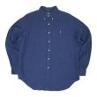 画像1: 00's Polo Ralph Lauren リネンボタンダウンシャツ "CLASSIC FIT" (1)