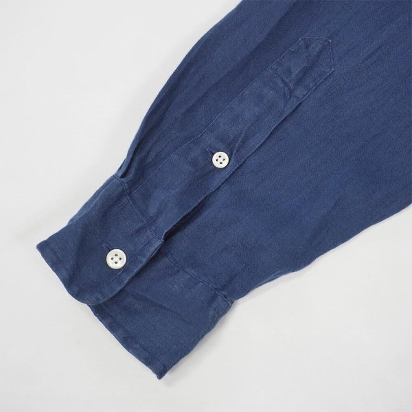 画像4: 00's Polo Ralph Lauren リネンボタンダウンシャツ "CLASSIC FIT" (4)