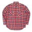 画像1: 80-90's TOWNCRAFT フランネル ボタンダウンシャツ "Red Plaid / MADE IN USA" (1)