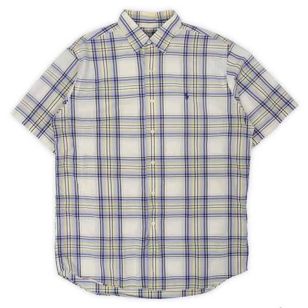 画像1: 90's Polo Ralph Lauren S/S レギュラーカラーシャツ "MARLOWE" (1)